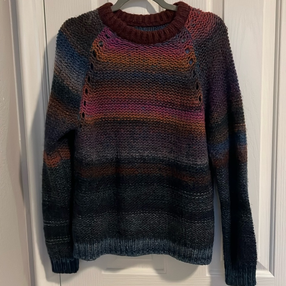 Multicolor Knit Women's Sweater